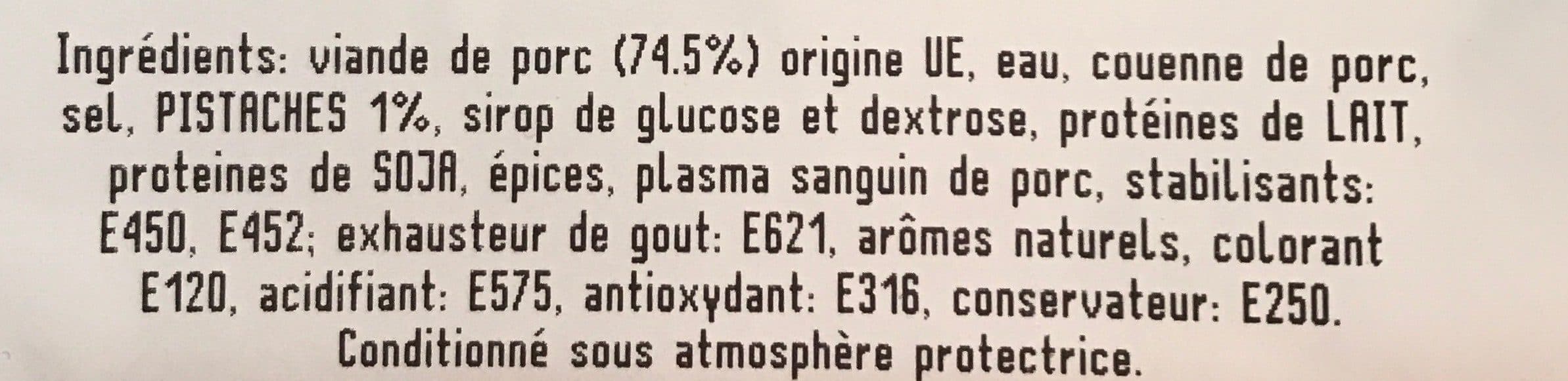 Saveurs Bressanes Mortadelle Pistaches Saveurs Bressanes 100 G packshot