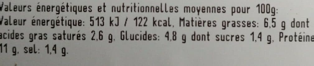 Open Food Facts Boudin noir aux pommes packshot