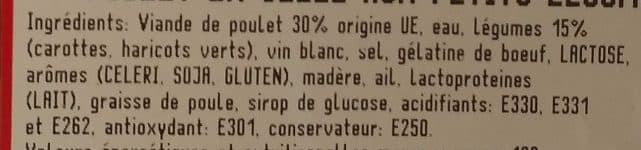 Saveurs Bressanes Poulet en gelee aux petits legumes packshot