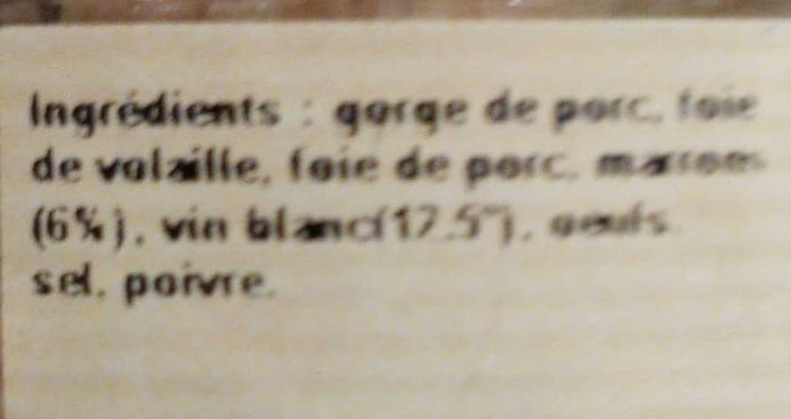 Les Délices de Lyon Terrine aux marrons packshot