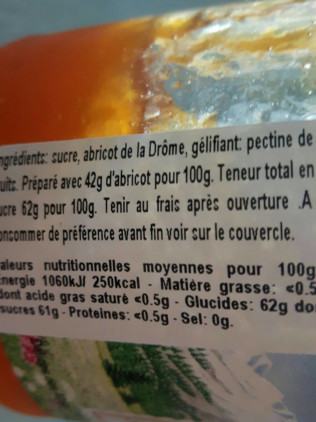 Fruisalp Confiture d'abricot packshot