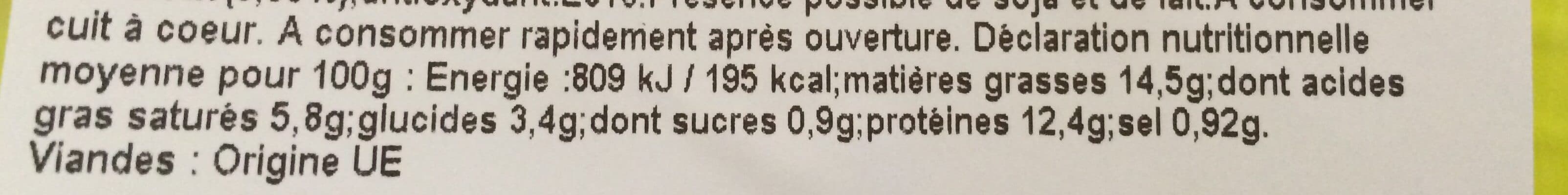 Tendriade Paupiettes de Veau en ficelle à poêler packshot