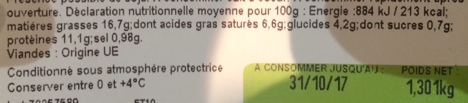 Tendriade Paupiettes de veau packshot