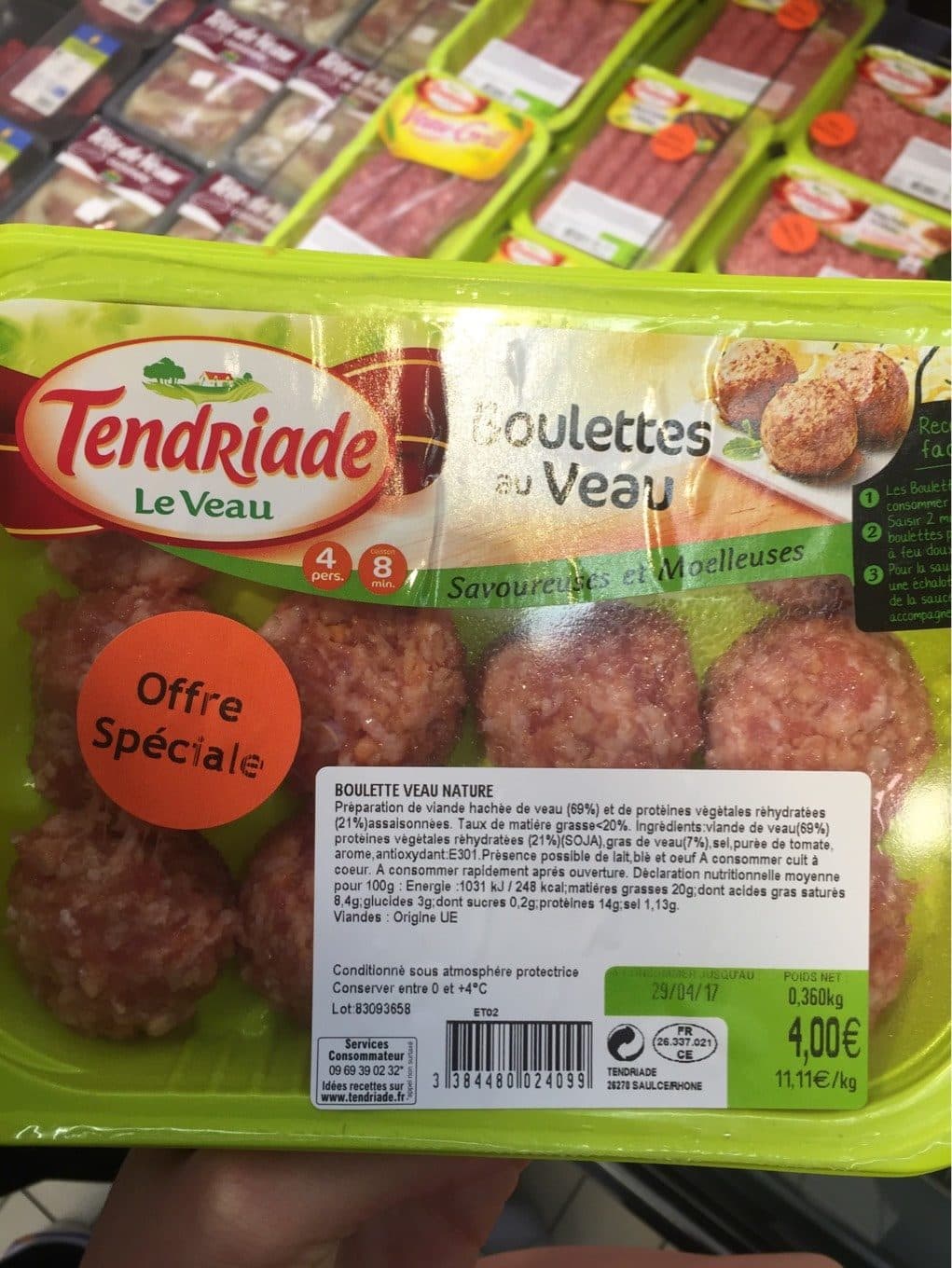 tendriade Boulette nature packshot