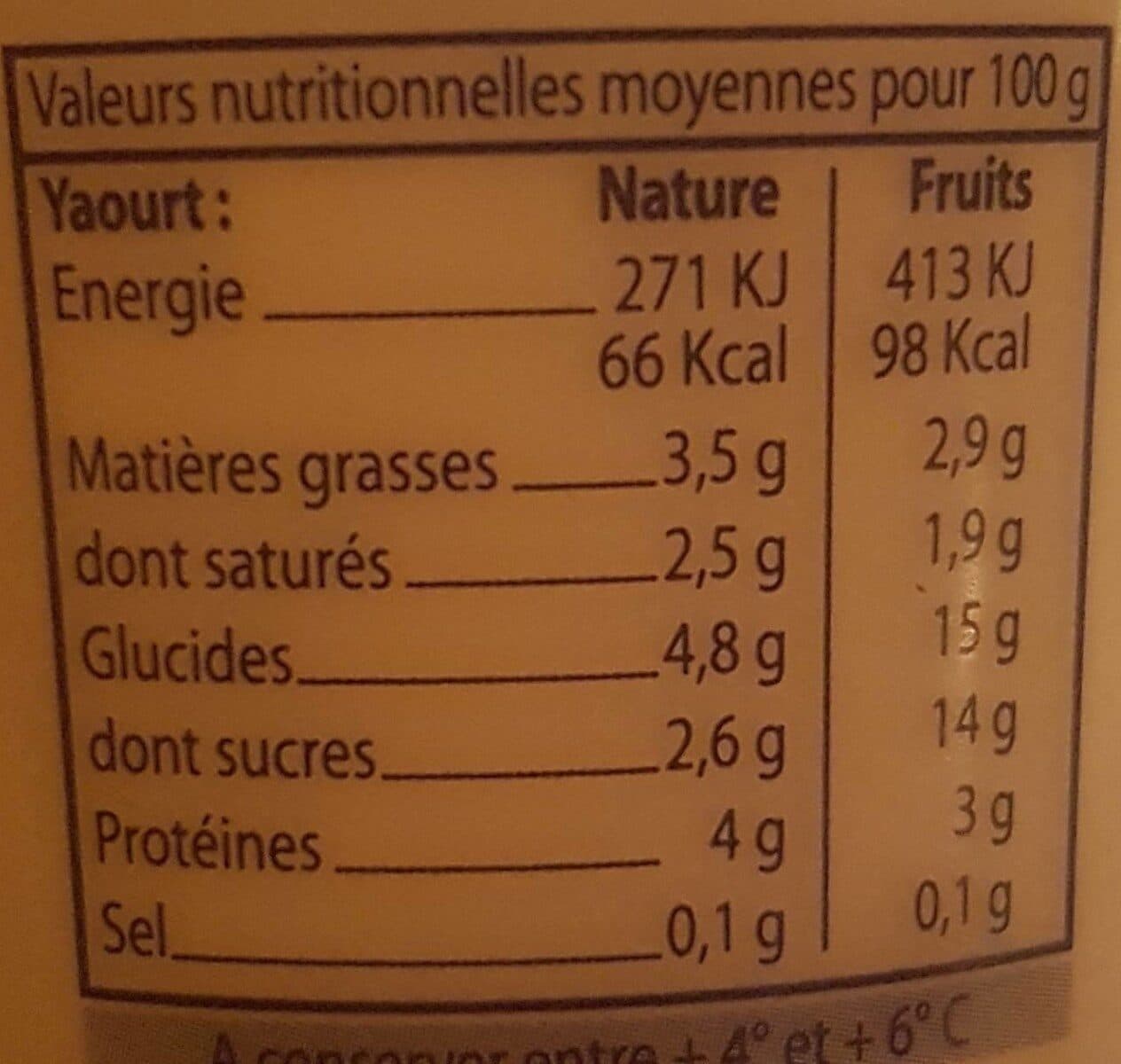 Open Food Facts Yaourts Vache packshot