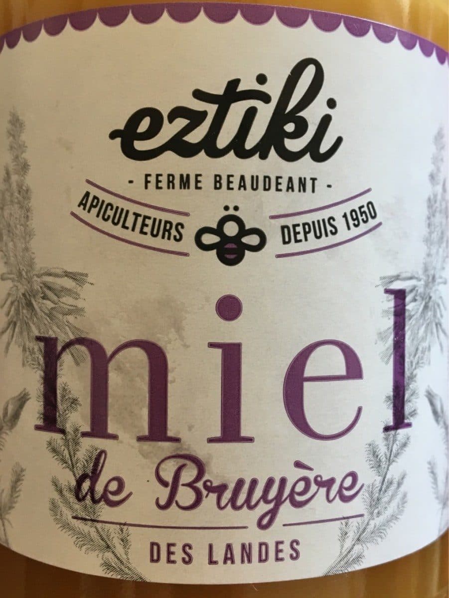 Eztiki Miel de bruyere des landes packshot
