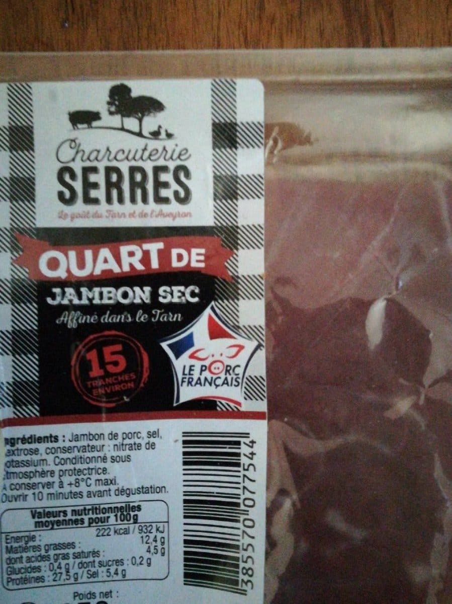 Open Food Facts Quart de jambon packshot
