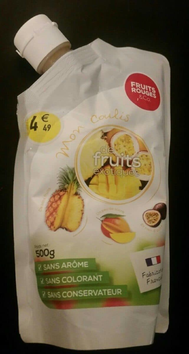 Fruits Rouges & Co Mon coulis de fruits exotiques packshot
