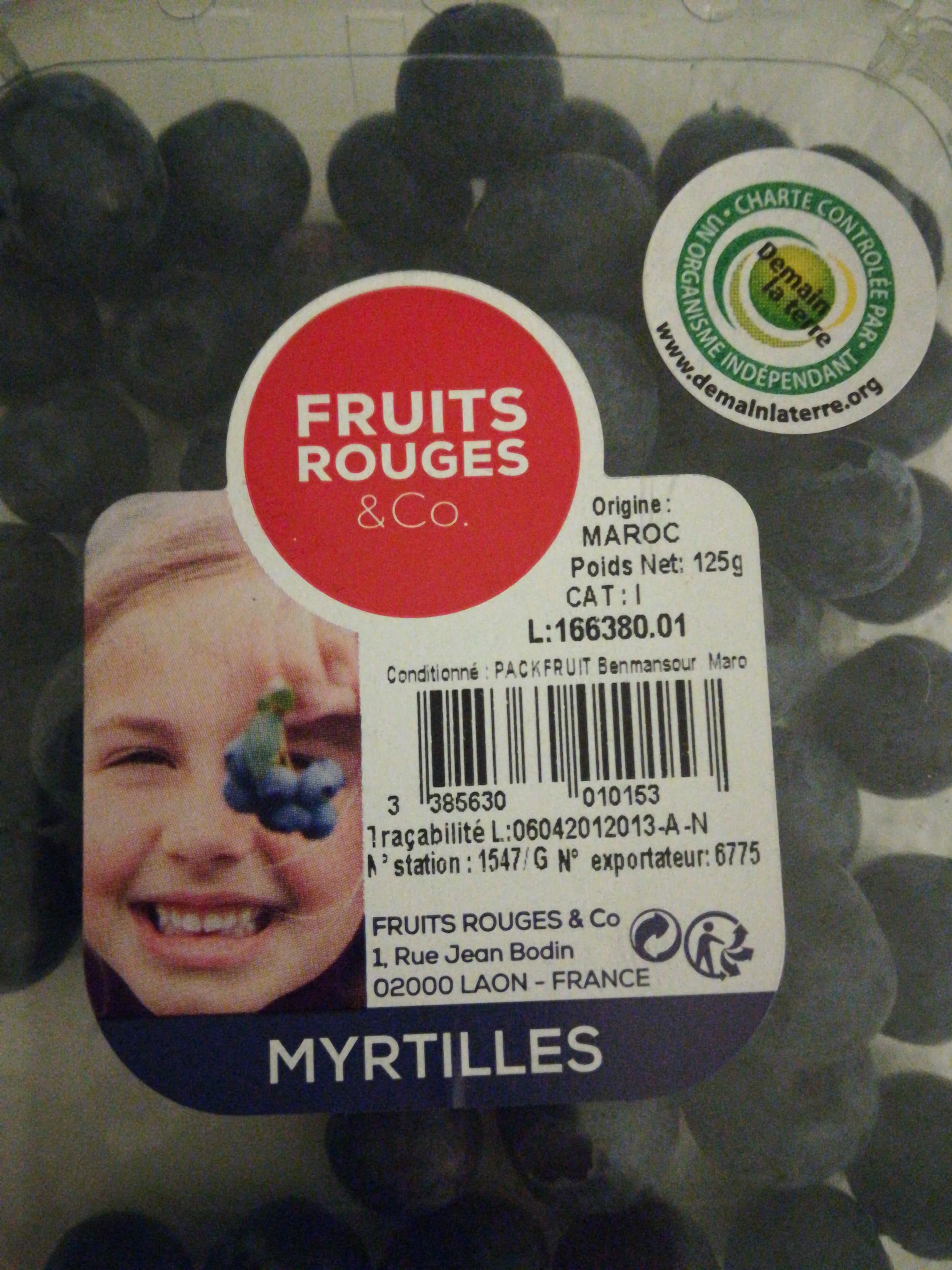 Fruits Rouges & Co Myrtilles packshot