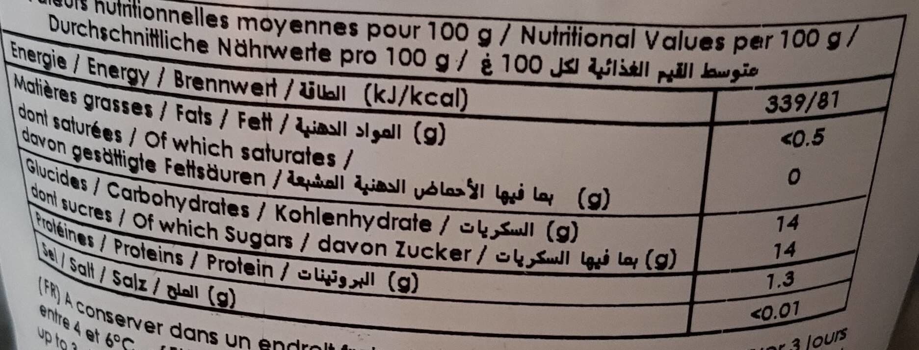 Open Food Facts Purée De Framboise sucrée packshot