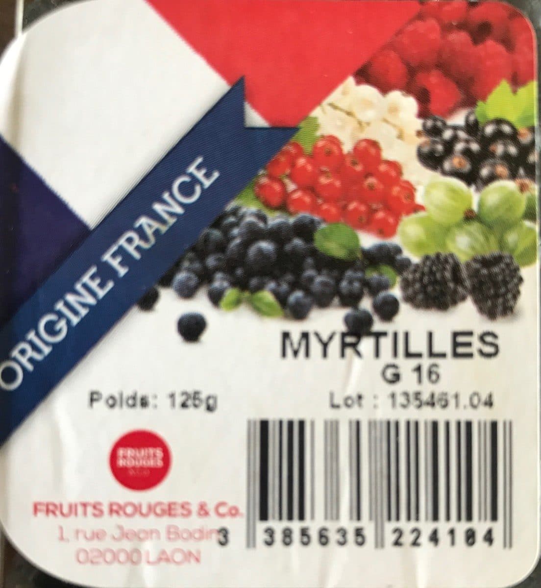 Bama dagligvare as Blåbær 125G packshot