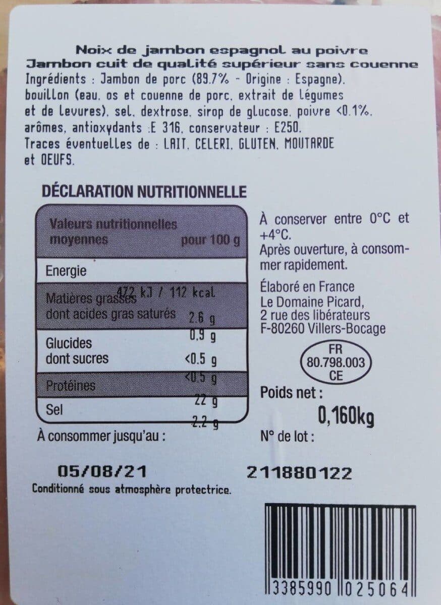 Domaine Picard Tendre Noix Supérieur packshot