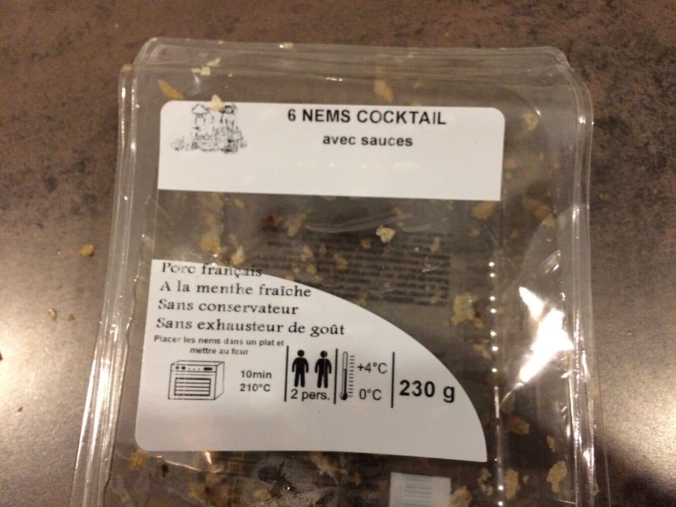 Delices D’orient 230G Nem Cocktail+sauce packshot
