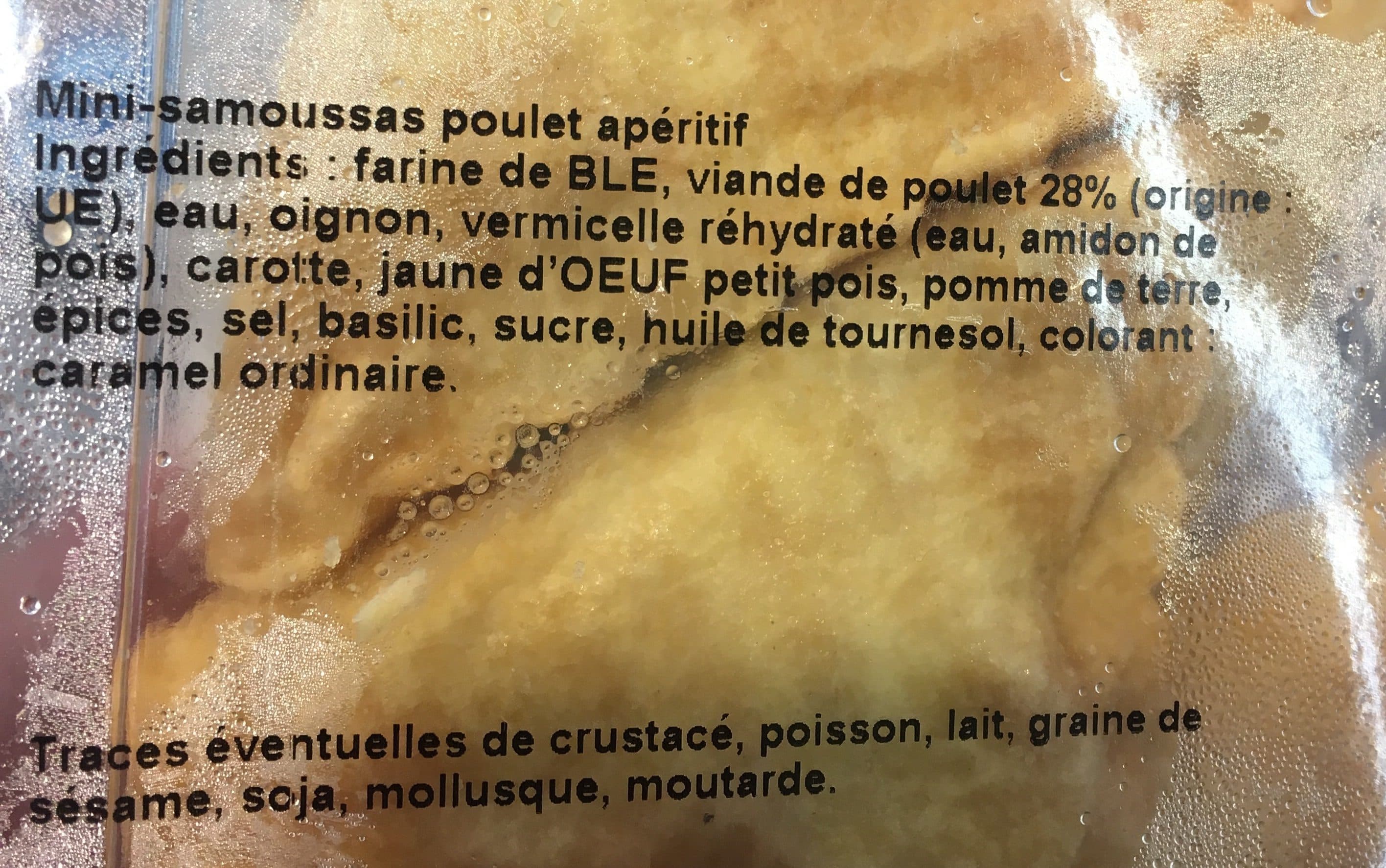 Delices D’orient Mini Samoussas poulet packshot