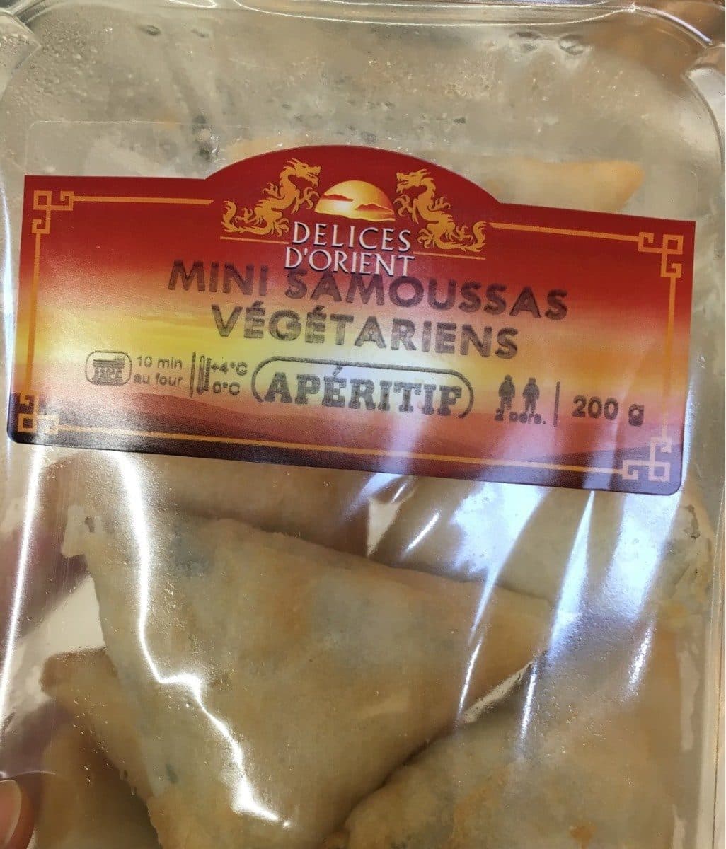 Delices D'orient Mini samoussas végétariens packshot