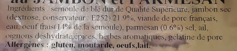 Landreau Ravioli frais au jambon et parmesan packshot