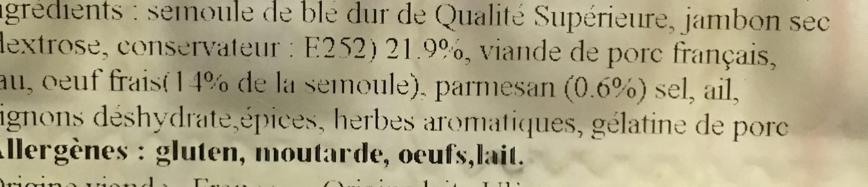 Landreau Ravioli frais au jambon et parmesan packshot