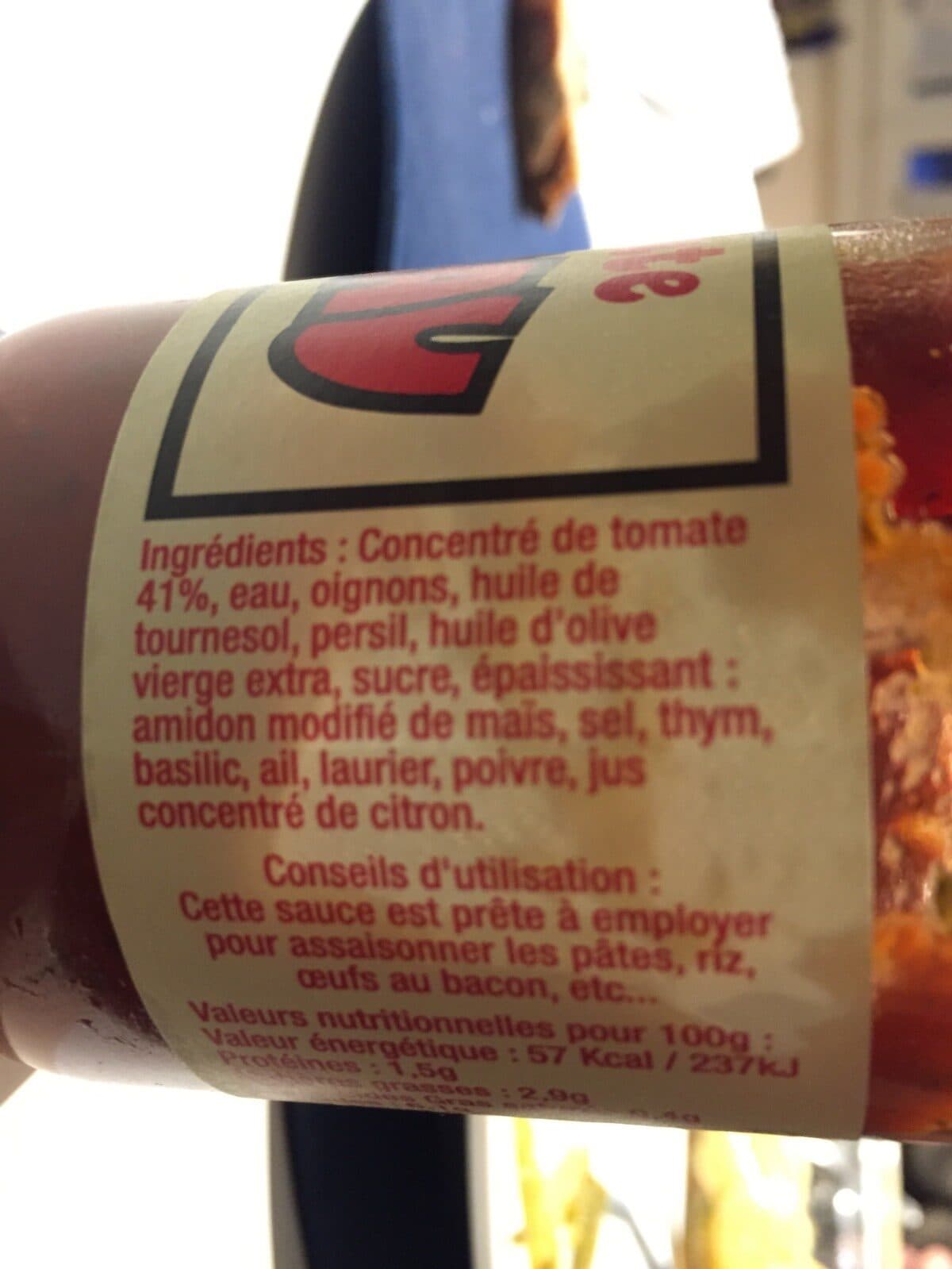 Open Food Facts Sauce tomate landreau packshot