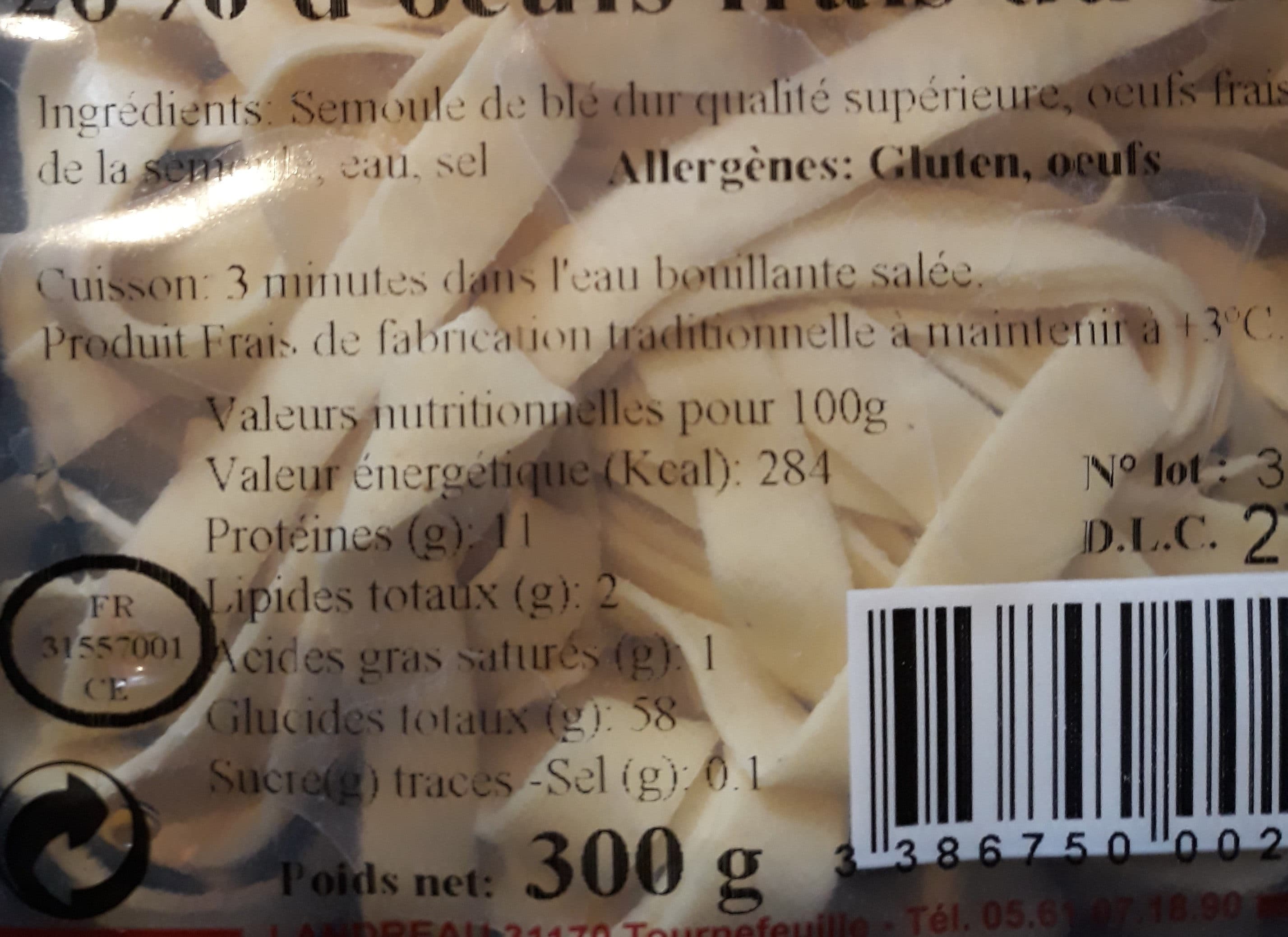 Landreau Pâtes fraîches landreau packshot