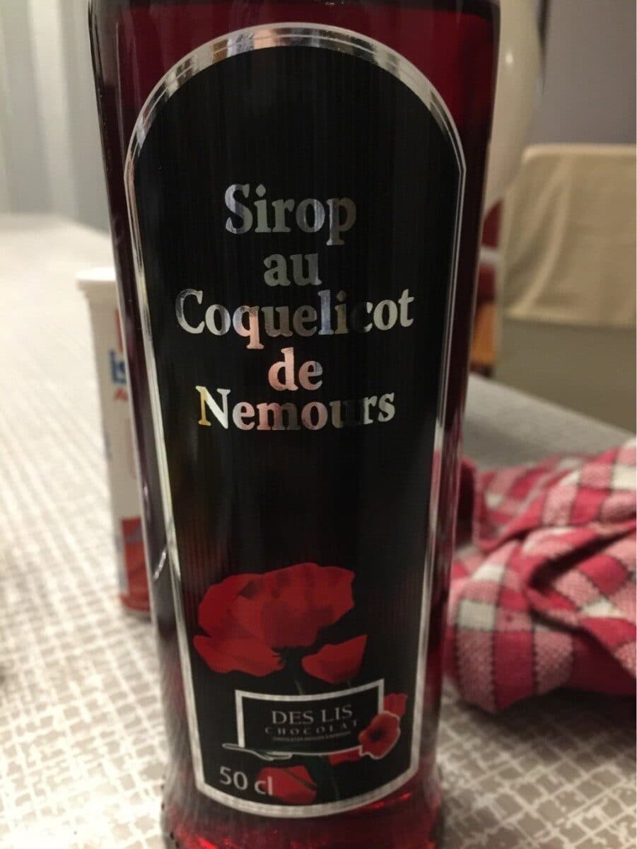 Open Food Facts Sirop au coquelicot de Nemours packshot
