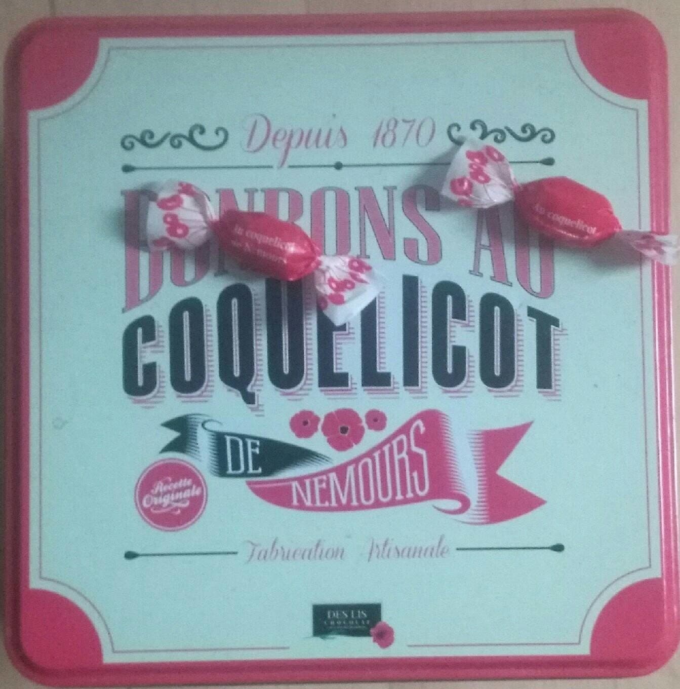 Des Lis Chocolat Bonbons au coquelicot de Nemours packshot