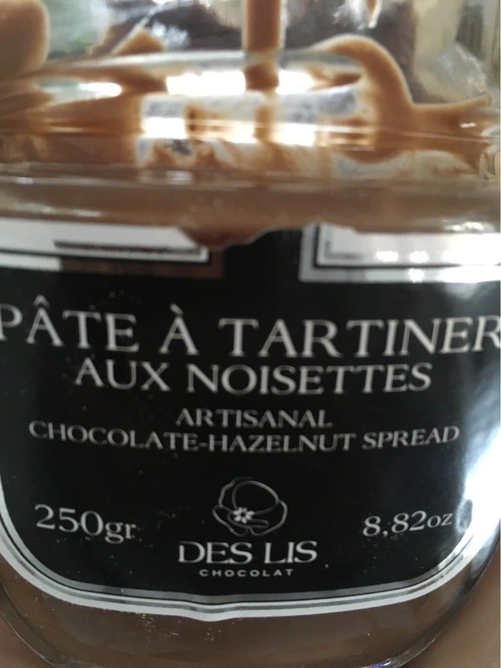 Des Lis Pâte à tartiner aux noisettes packshot