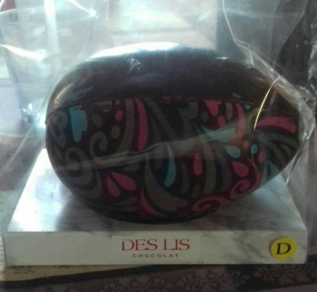 Des Lis Sujet de Pâques Chocolat Noir packshot