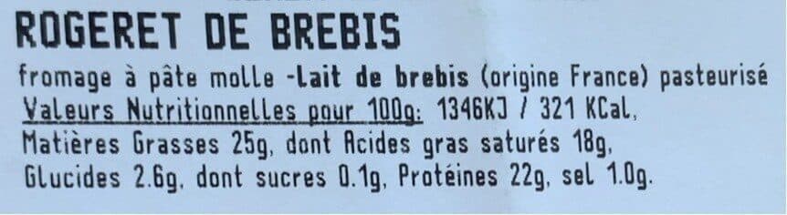 Gerentes Rogeret de brebis packshot