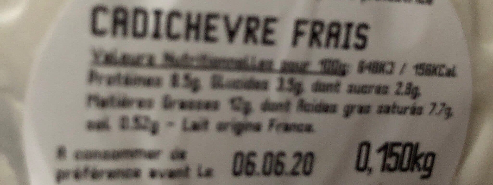 Gérentes Cadichèvre packshot