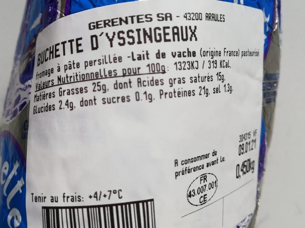 Gerentes SA Buchette d'Yssingeaux packshot