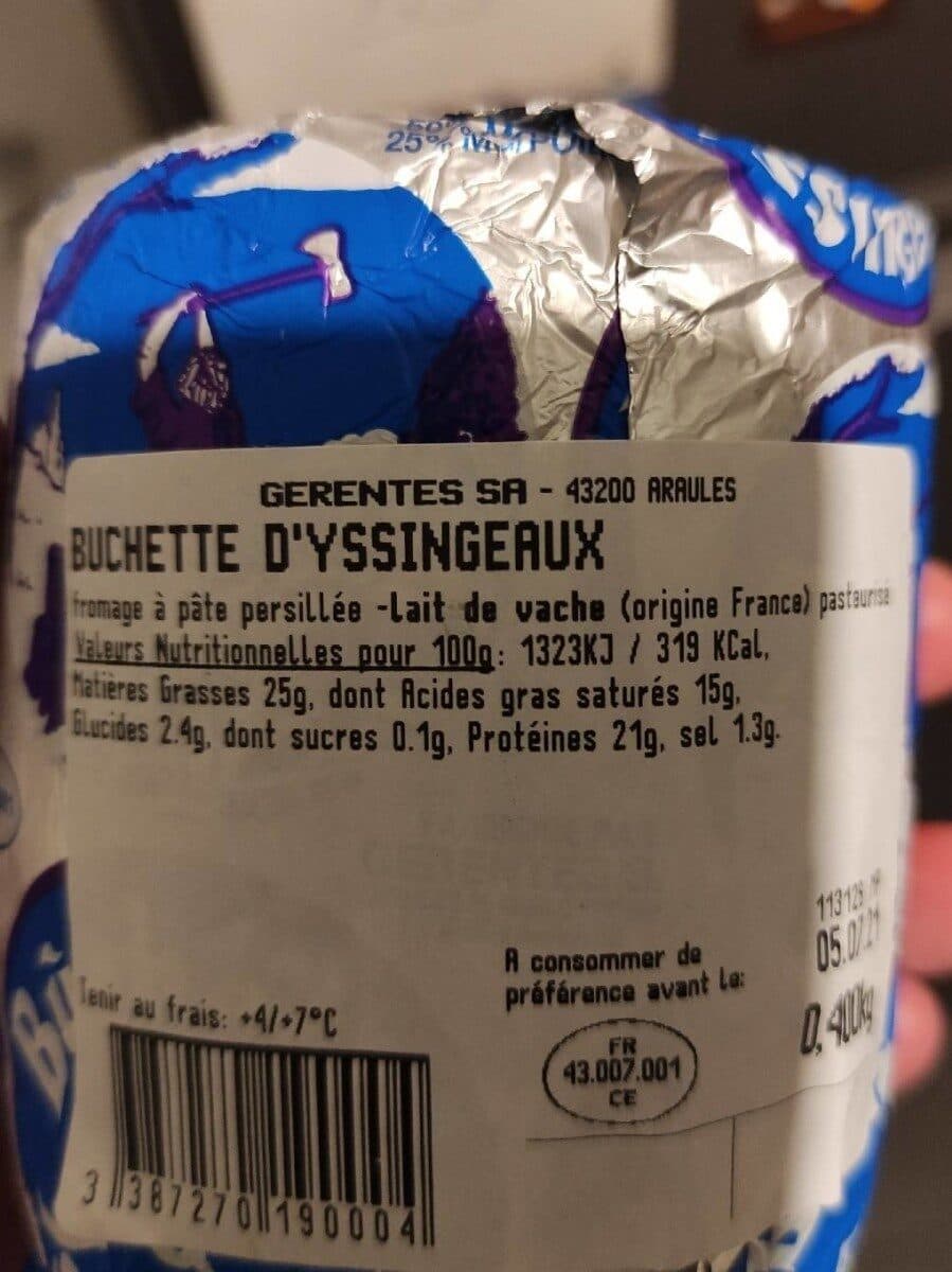Gérentes Bûchette d'yssingeaux packshot