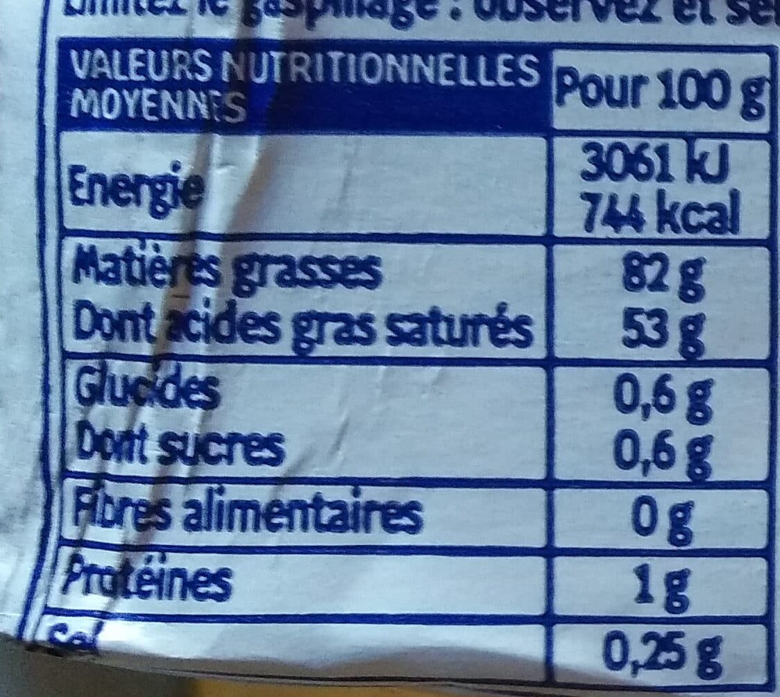 Biocoop Beurre doux packshot