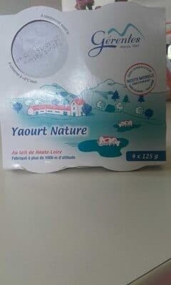 Gérentes Yaourt brassé nature x4 packshot