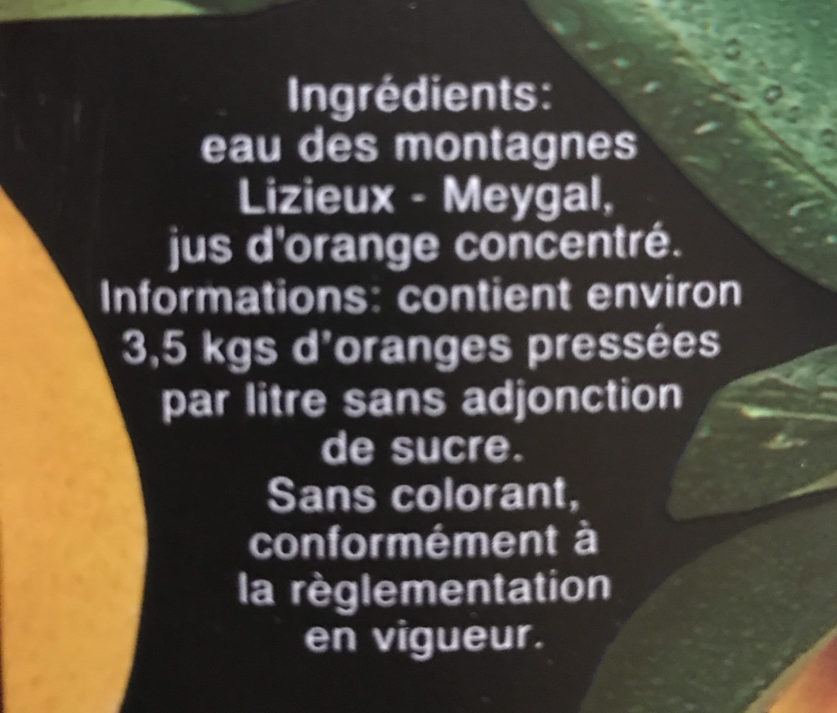 Gerentes Jus D'orange packshot