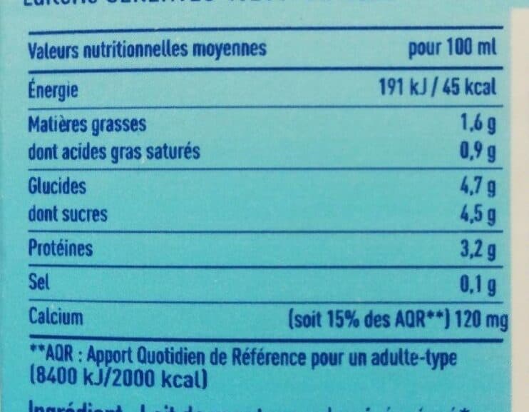 Gérentes Lait de montagne bio demi-écrémé packshot