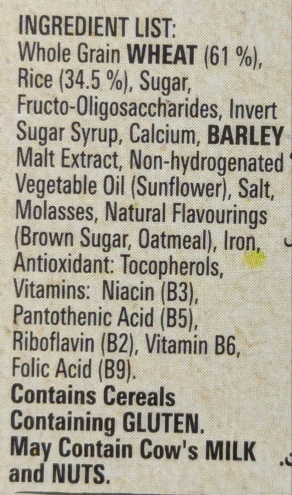 Open Food Facts FITNESS Cerealien packshot