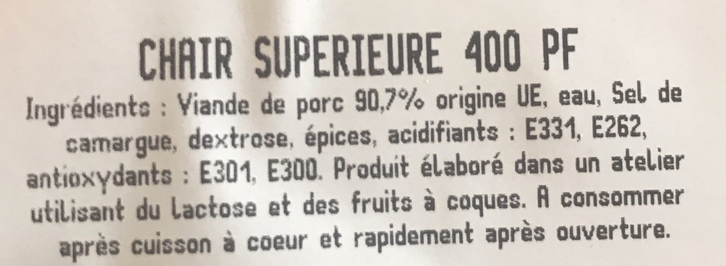 Les Brasérades Chair supérieure packshot