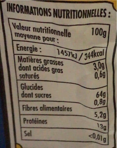 Harpe Noire Farine de ble noir packshot