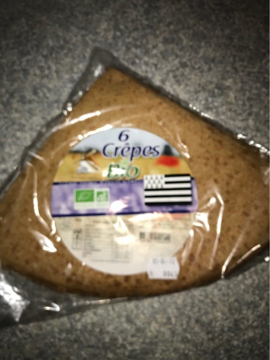 Open Food Facts 6 Crêpes Bio packshot