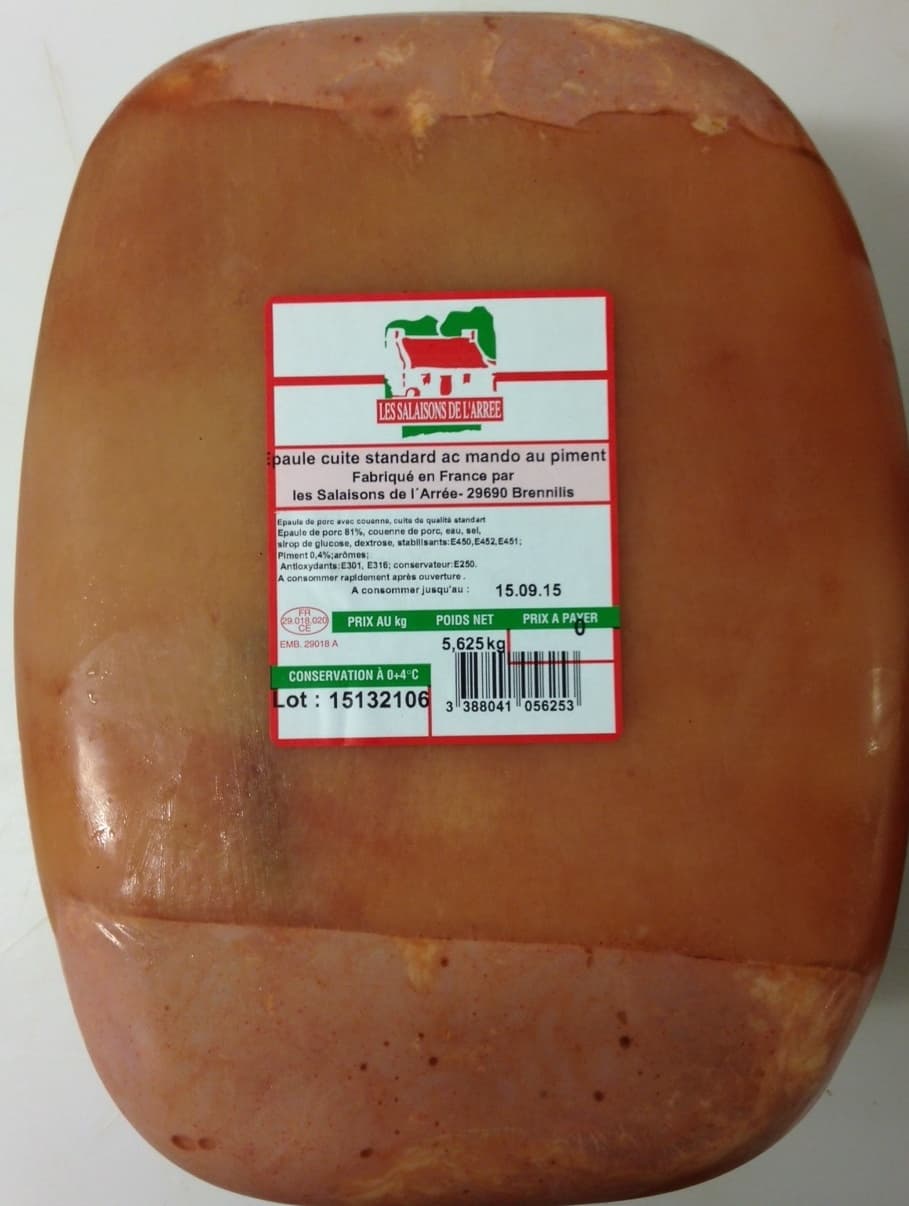 Les salaisons de l'Arrée Epaule cuite standard packshot