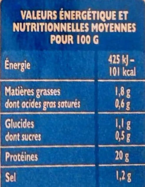 Sans marque Blanc de poulet à teneur en sel réduite packshot