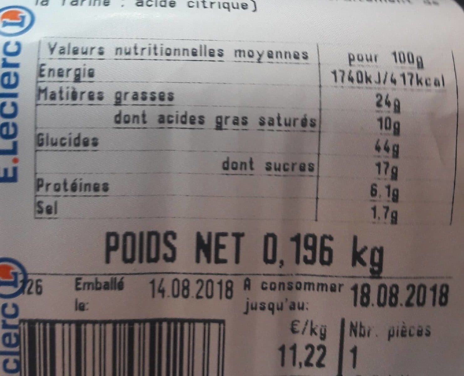 Open Food Facts Doony's x4 packshot