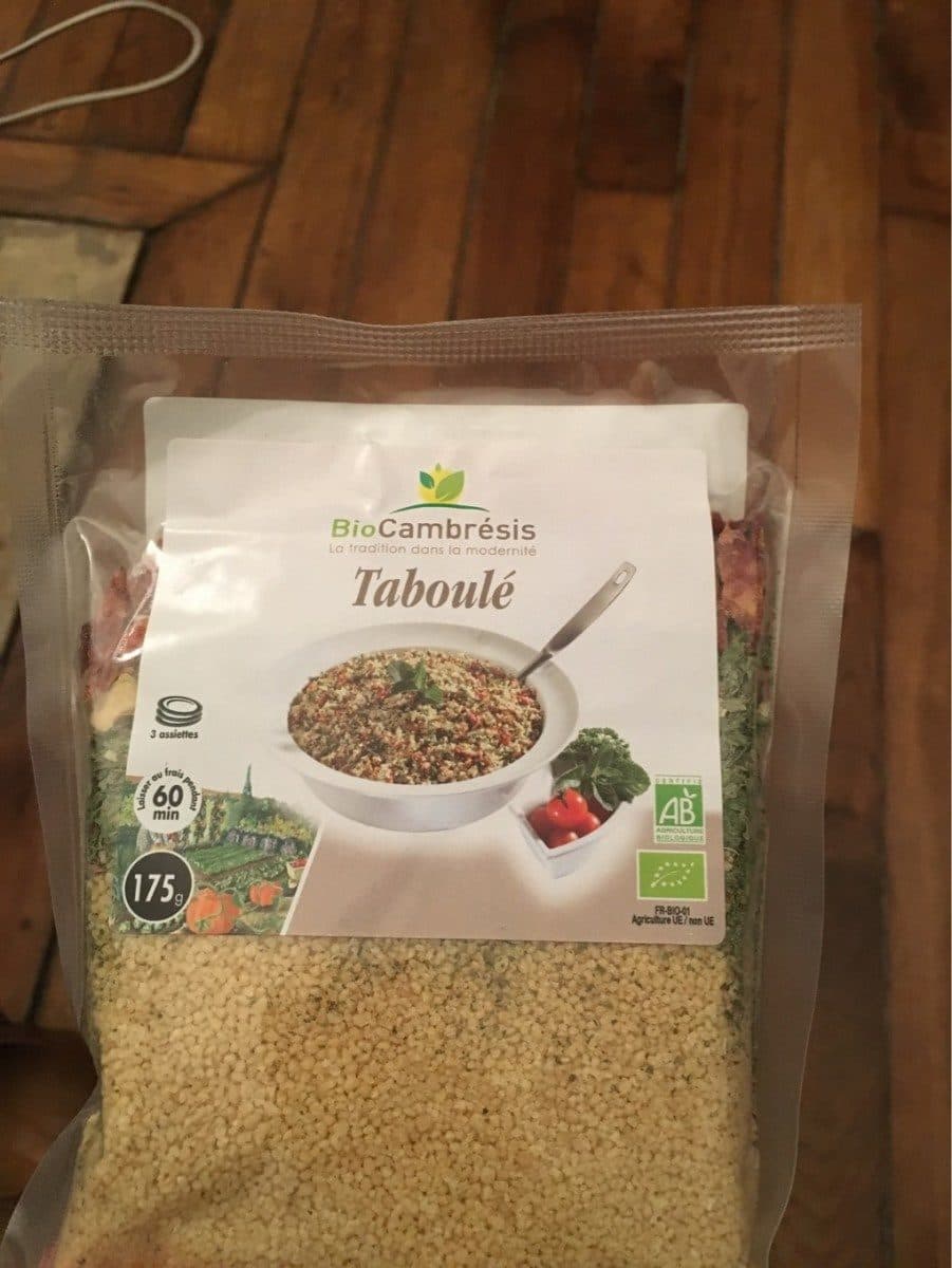 Bio Cambresis Taboulé packshot