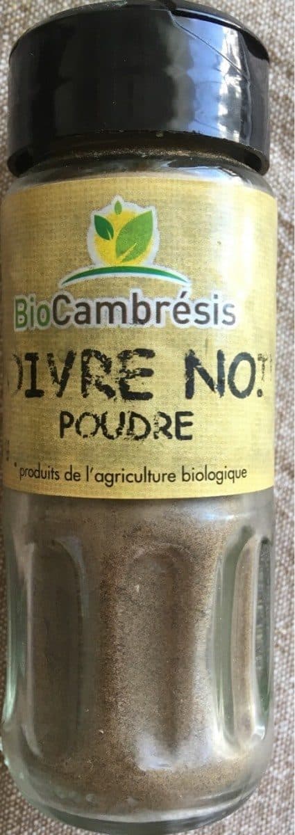 BioCambrésis Poivre noir poudre packshot