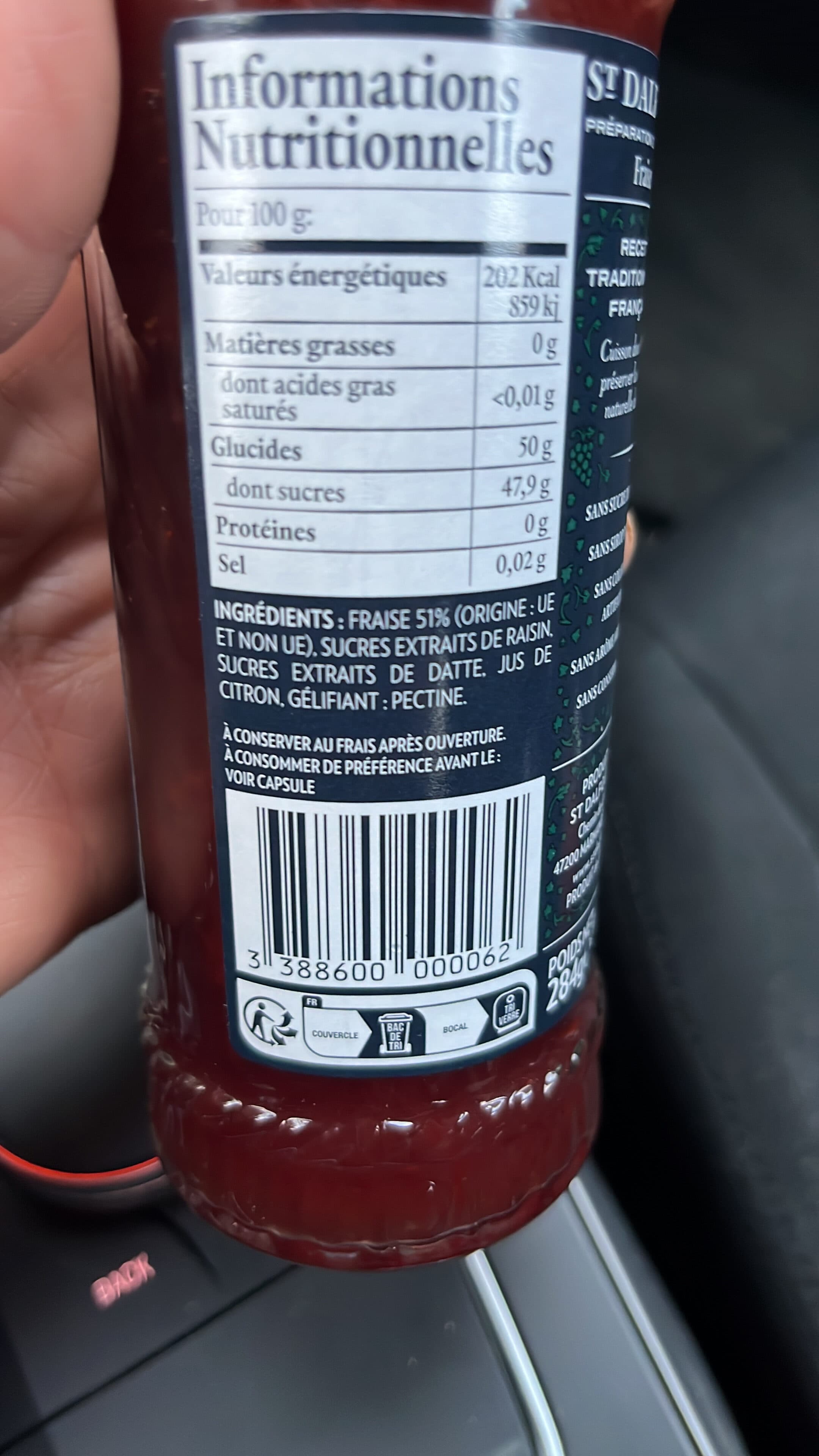 St. Dalfour Erdbeeren Fruchtaufstrich packshot