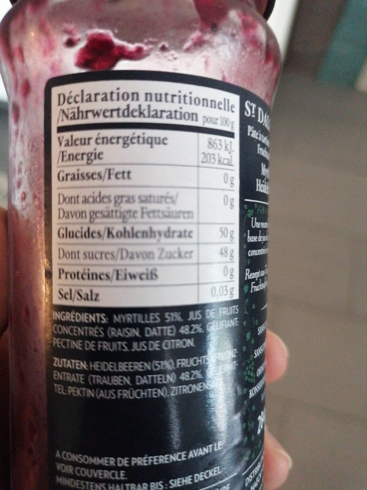 St. Dalfour Heidelbeeren packshot