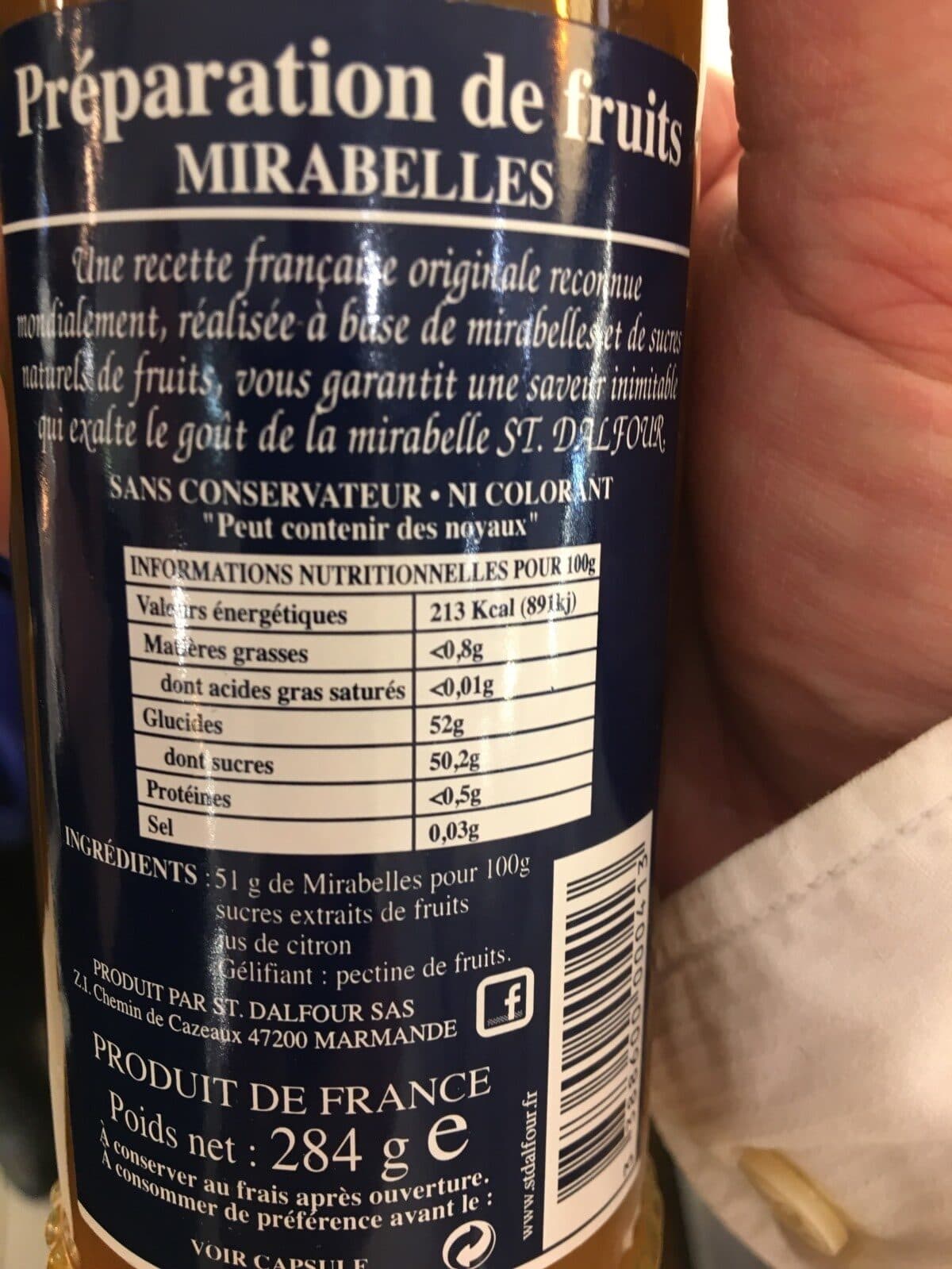 OLUF LORENTZEN AS Mirabellen - Konfitüre packshot