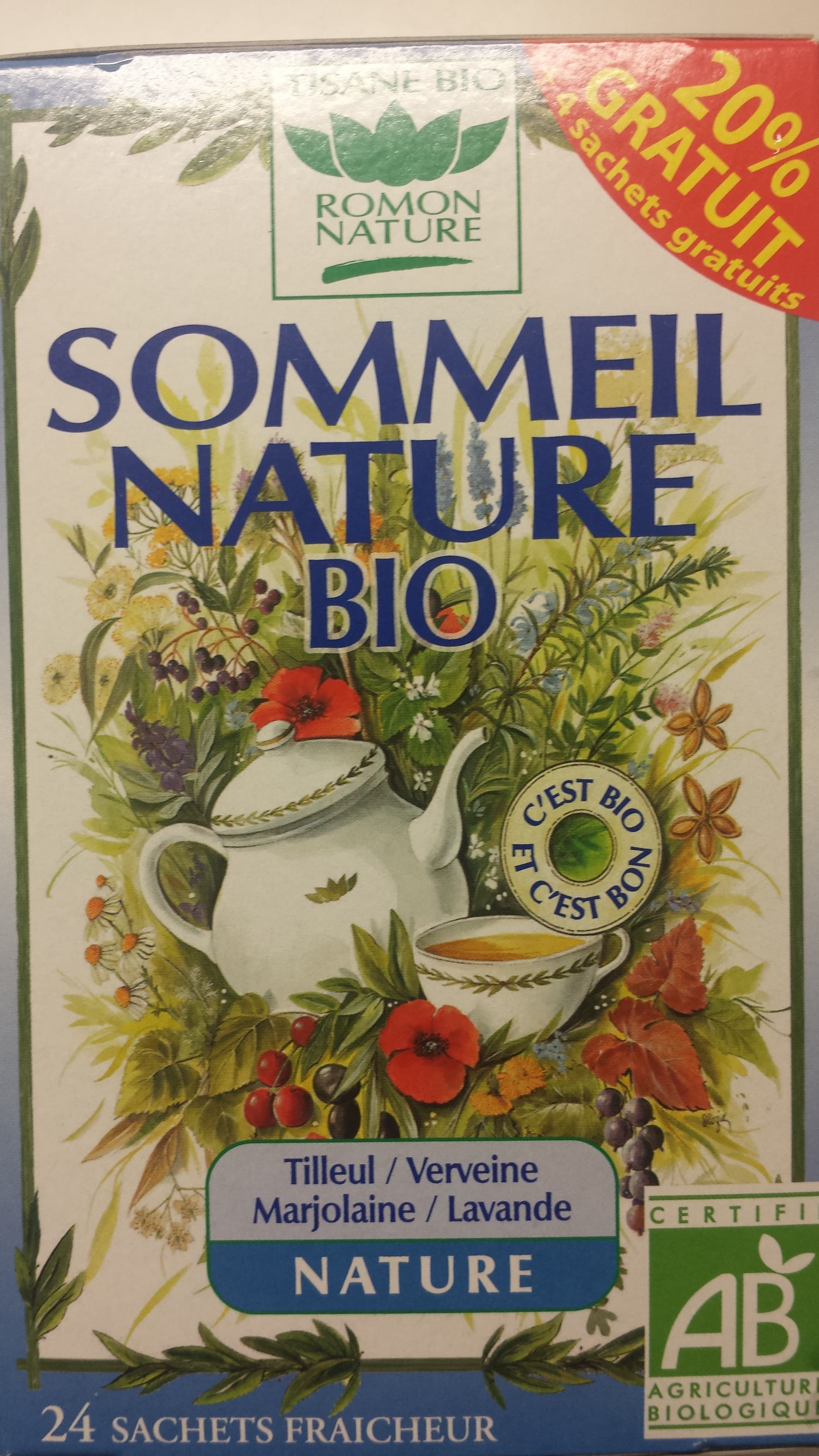 Romon nature Sommeil bio - nature packshot