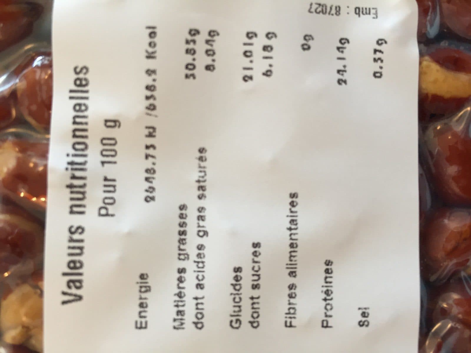Open Food Facts Cacahuetes packshot