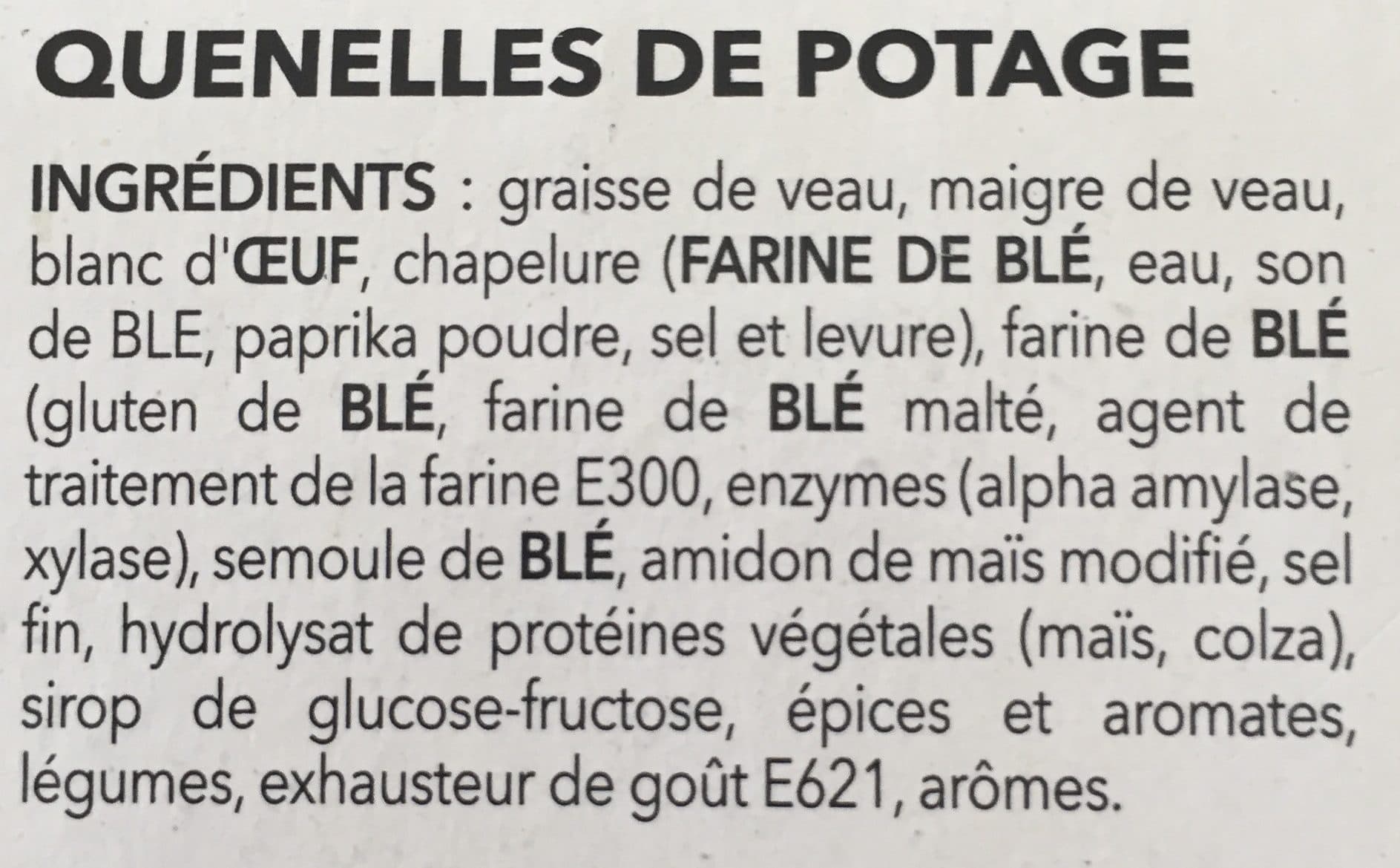 Le Tripier Alsacien Quenelles de potage packshot